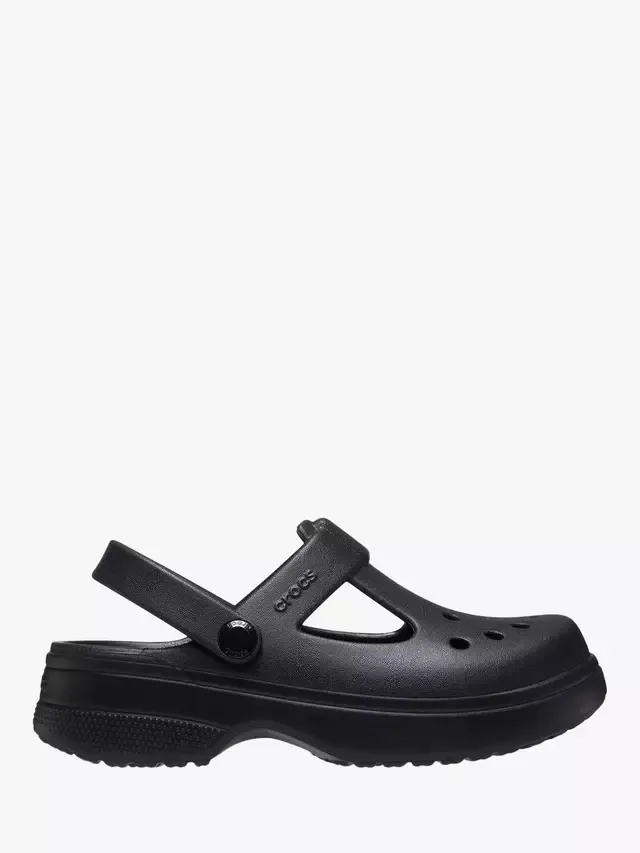 Детские классические сабо Мэри Джейн, черные Crocs