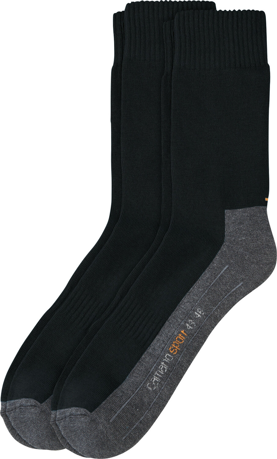 

Носки camano Unisex Sport 2 шт, черный