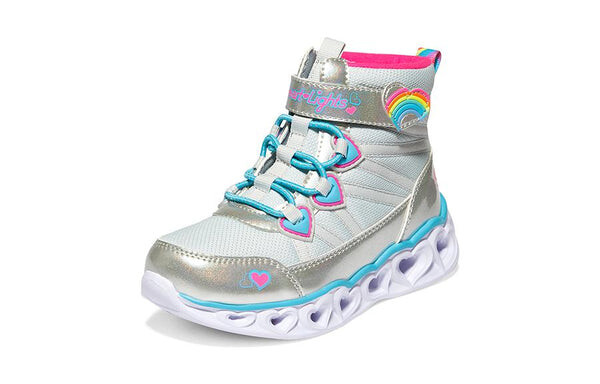 Кроссовки sweetheart lights 'white silver blue' Skechers, белый — фото 3