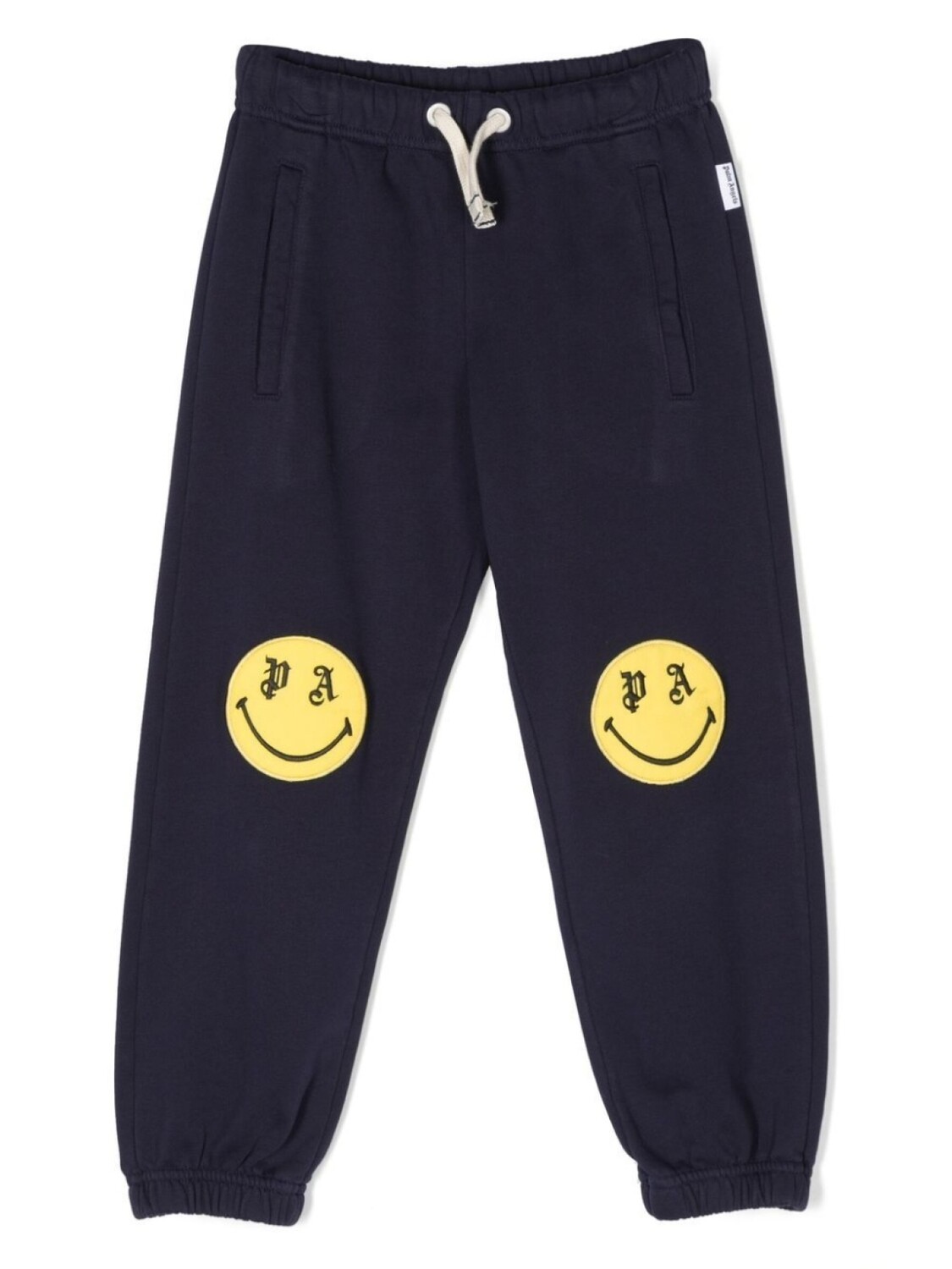 

Palm Angels Kids спортивные брюки с принтом Smiley, синий