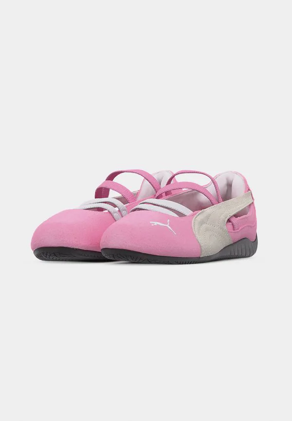 Балетки speedcat jr унисекс с ремешком на щиколотке Puma, Pink Shimmer/White — фото 3