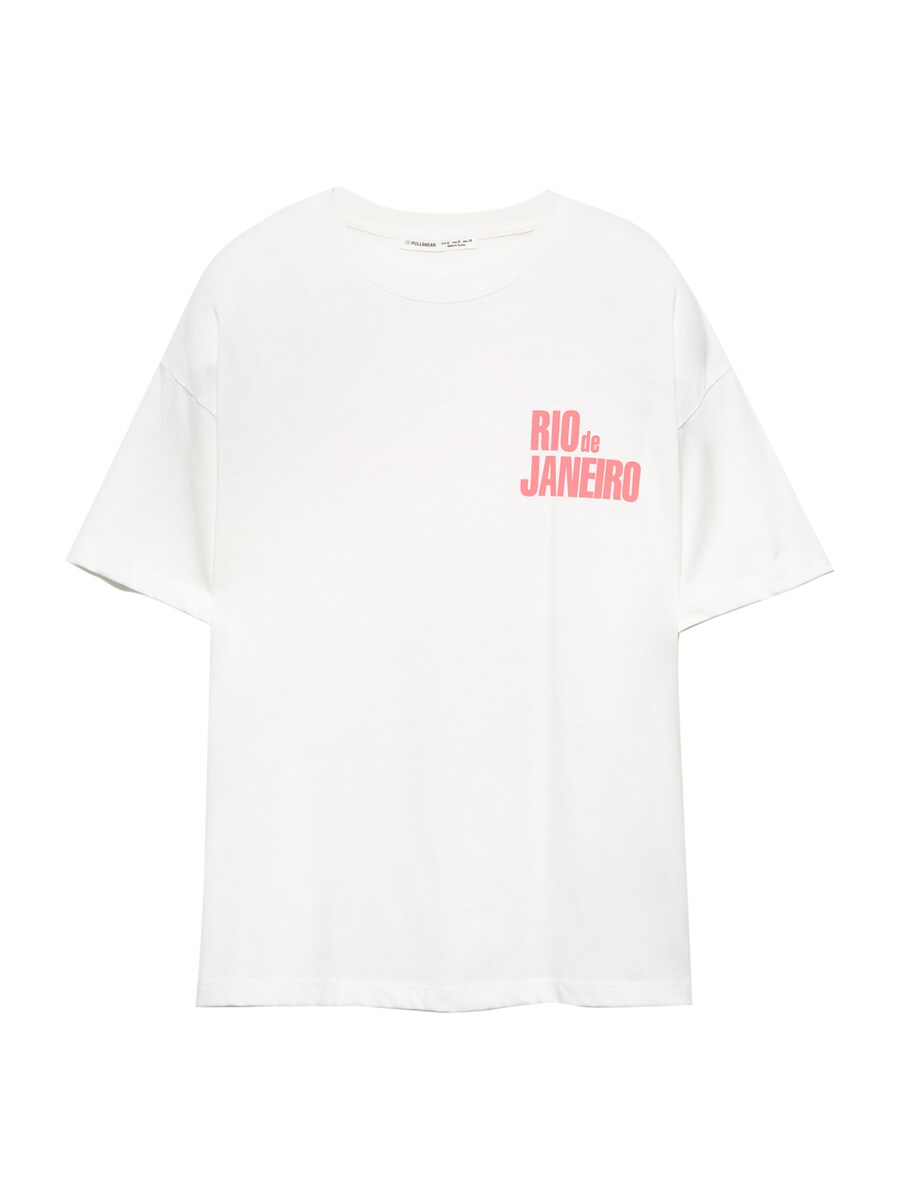 

Футболка Pull&Bear Pull&Bear RIO DE JANEIRO, White