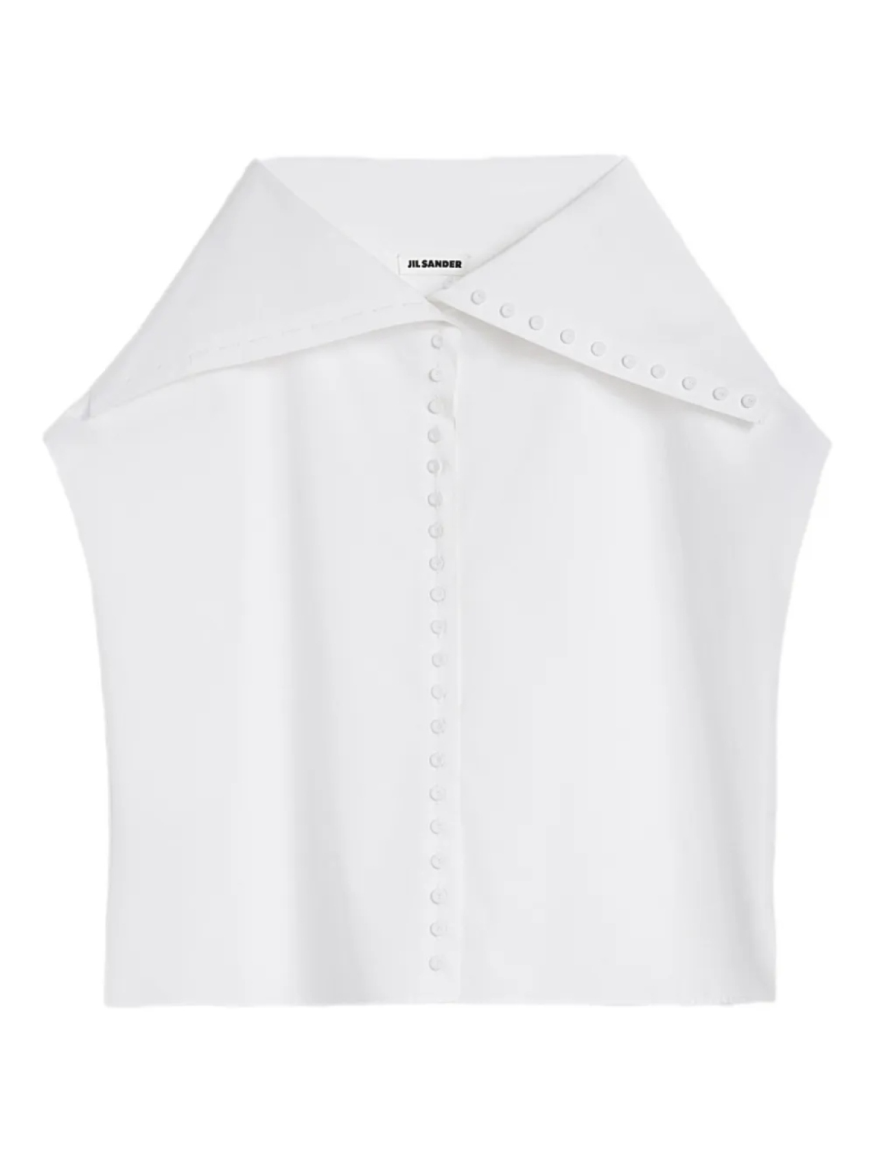 

Jil Sander рубашка с матросским воротником, белый