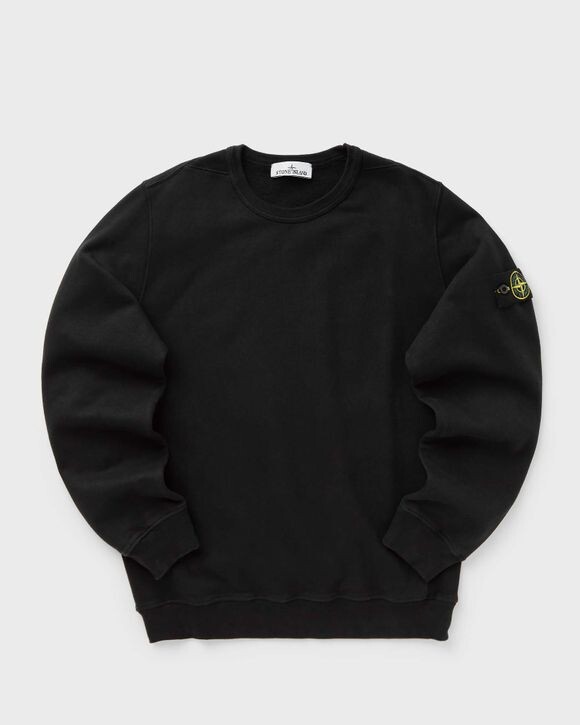 

Свитер Stone Island Brushed Organic Cotton Fleece Crewneck, черный