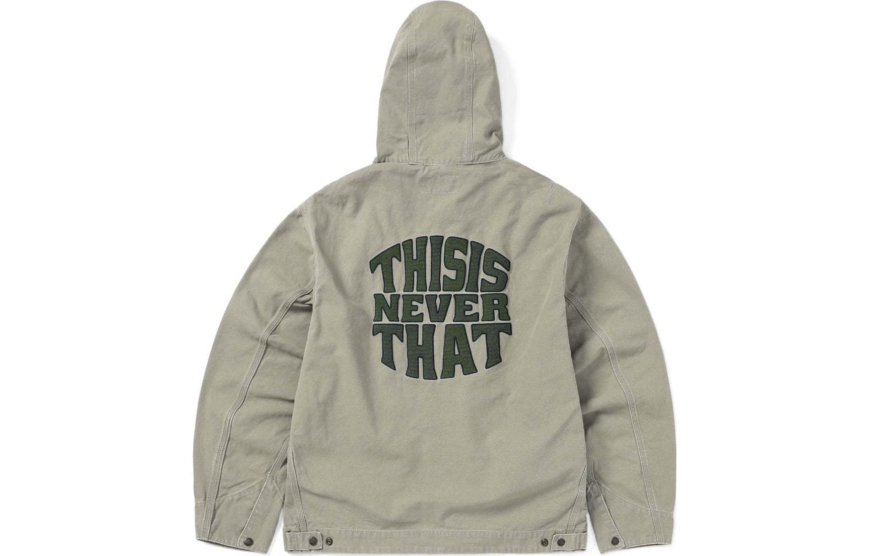 

Thisisneverthat Стираная куртка карго унисекс хаки серый, Khaki Gray