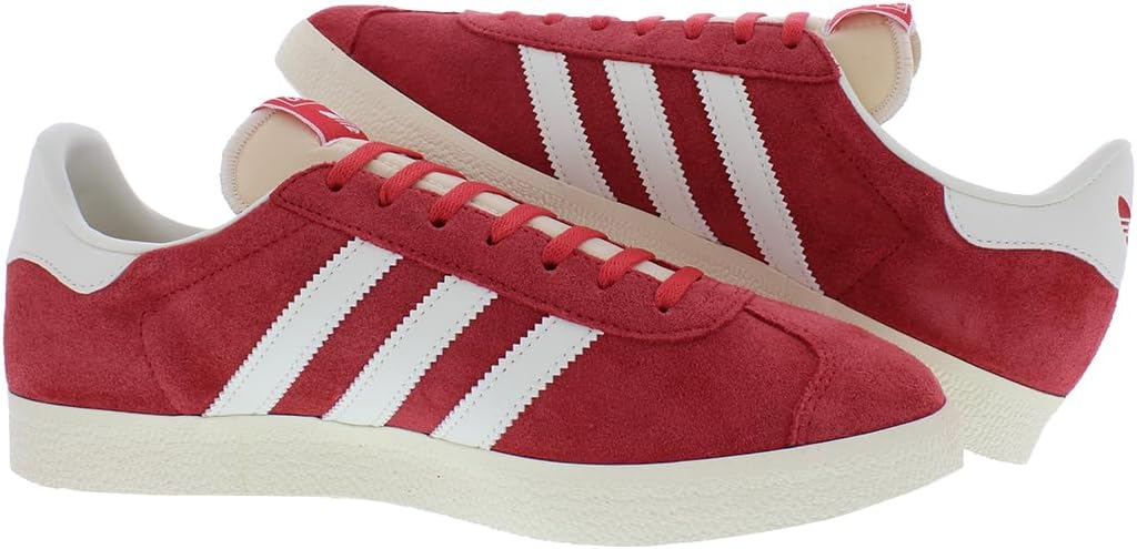 Мужские кроссовки Adidas Gazelle Adv, слоновая кость/белый/красный/кремовый — фото 3