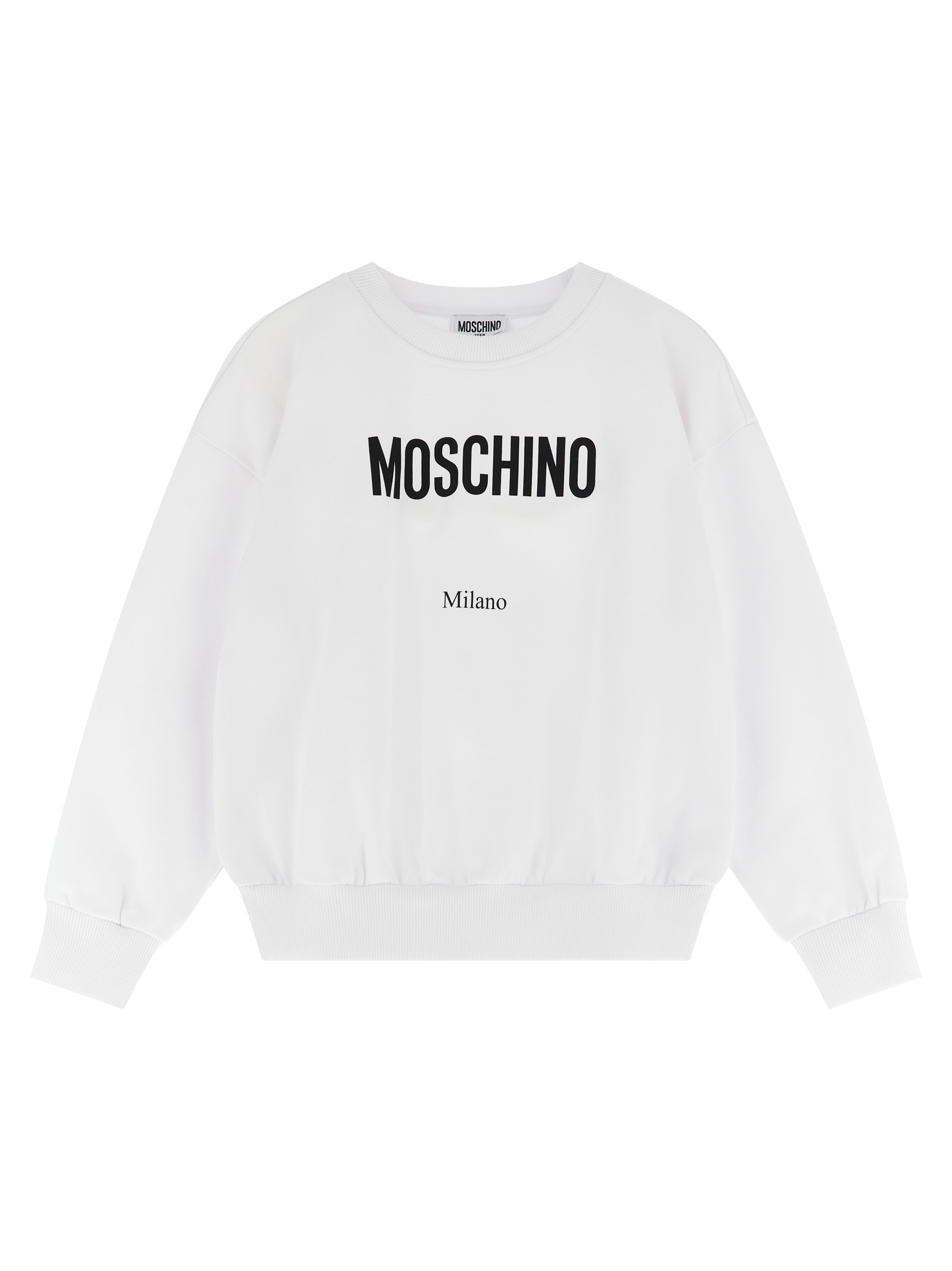 

Свитшот с логотипом MOSCHINO KID TEEN, черный