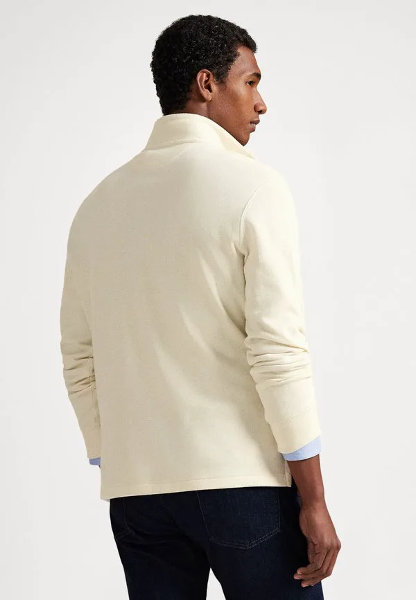 Свитер estaterib с застежкой-молнией до четверти длины Polo Ralph Lauren, Parchment Cream — фото 3