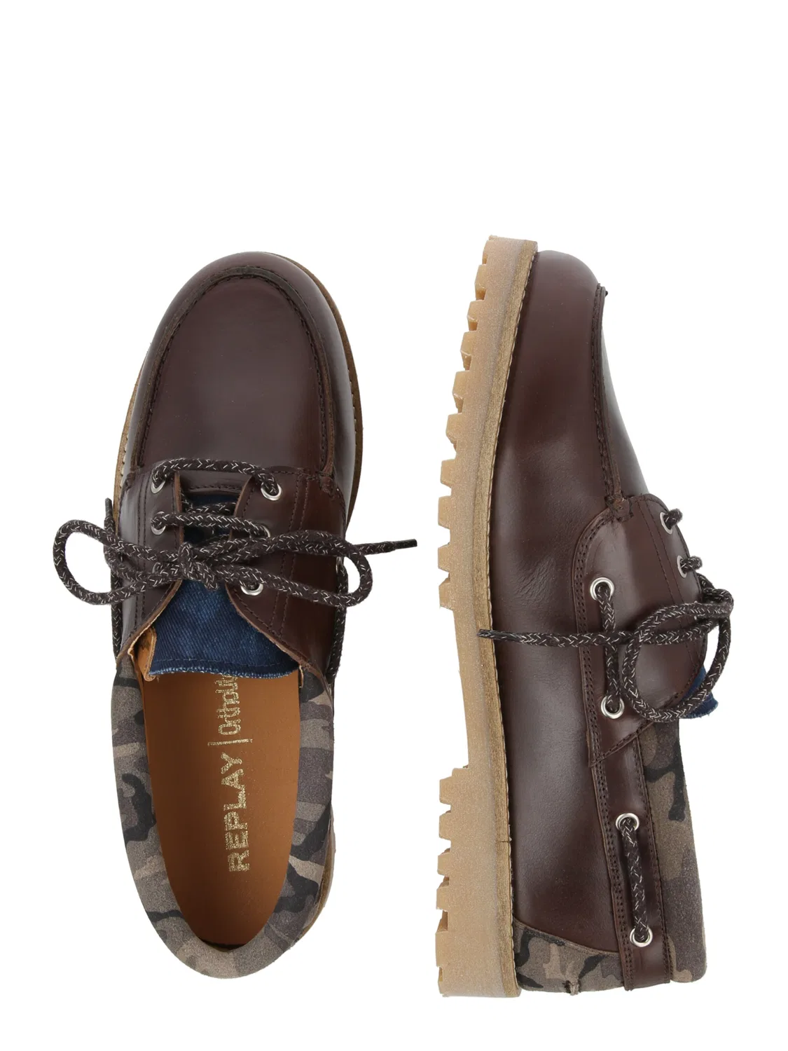 Мокасины 'DESERT HISTORY' Replay, Dark Brown — фото 2