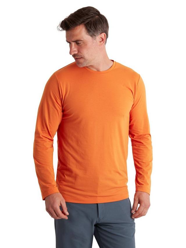 

Мужская футболка global с длинным рукавом Rohan, цвет Spiced Orange