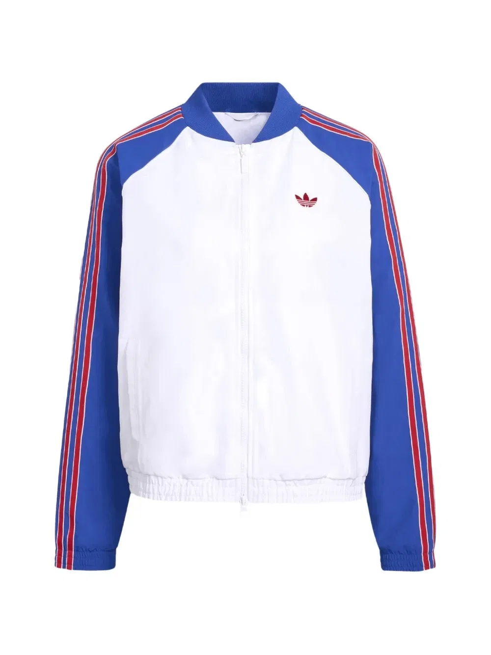 Спортивная куртка SST с полосками adidas, белый
