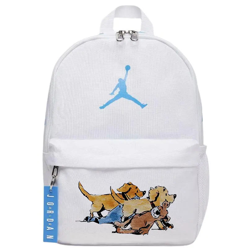 

Jordan Полиэстеровый рюкзак унисекс синий и белый, Blue & White