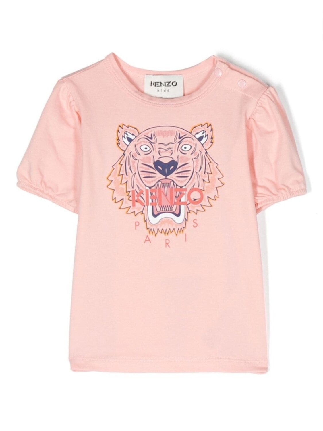 

Kenzo Kids футболка с принтом Tiger, розовый