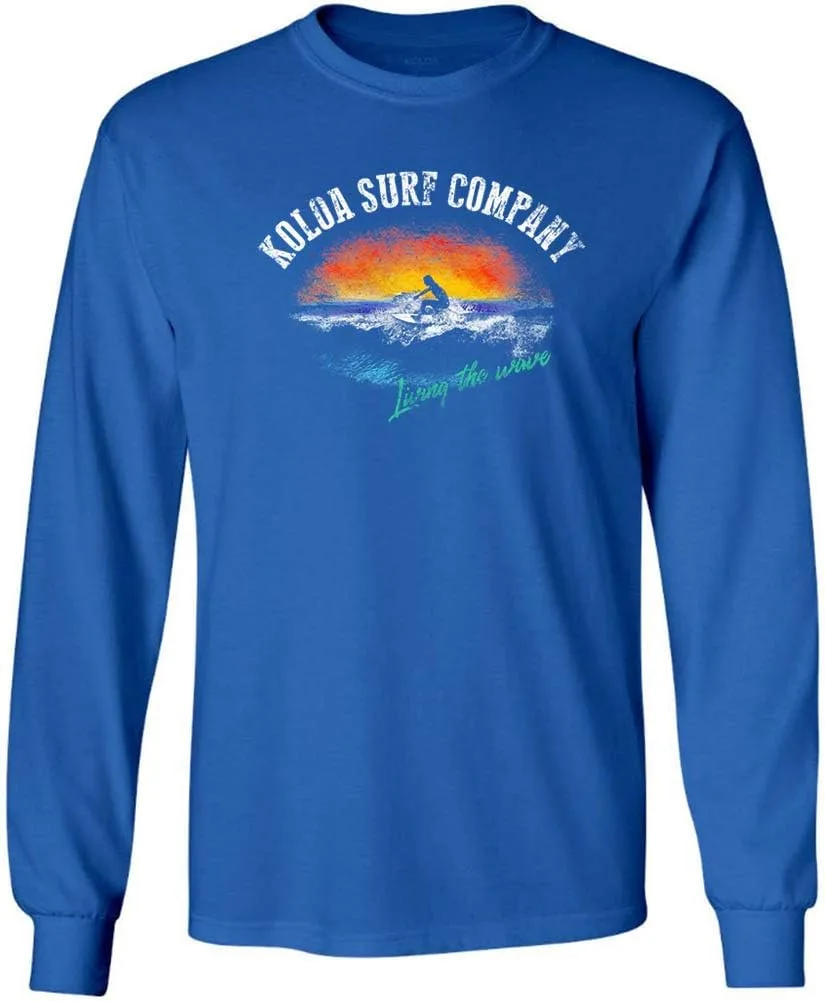 

Koloa Surf мужская футболка с длинным рукавом Surfer at Sunset Logo Koloa Surf Company