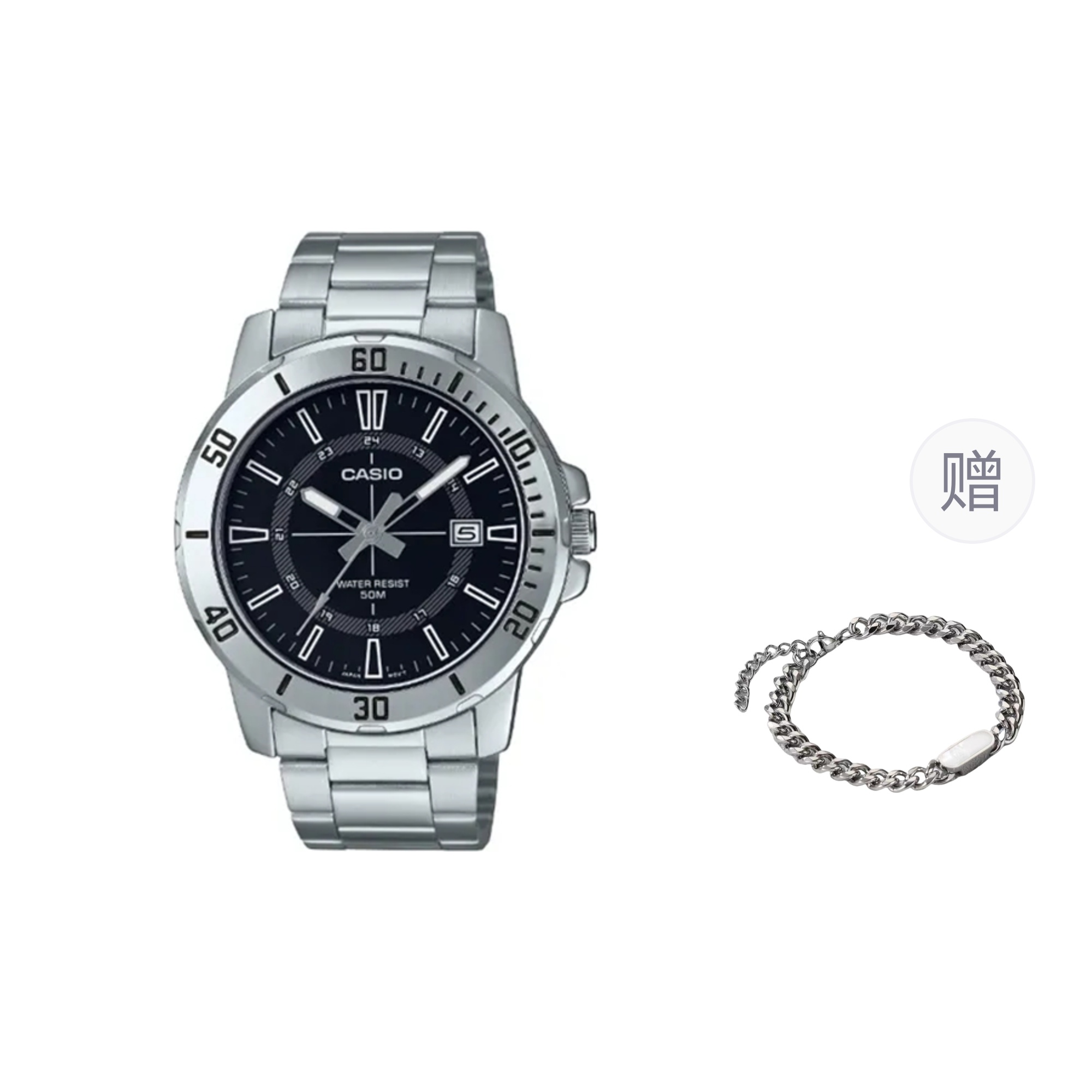 

CASIO Часы Men Black Watch, Black