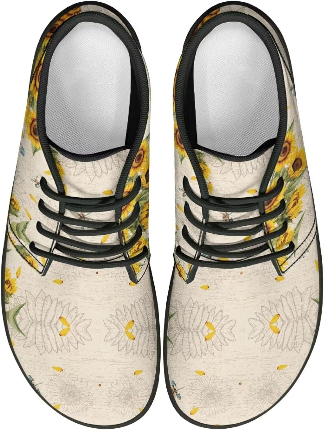 

Мужские кожаные лоферы на шнуровке с широким носком, модель «Такса Форхринс» в леопардовом принте, легкие и удобные, размер US 6-14 Forchrinse, Sunflower Dragonfly