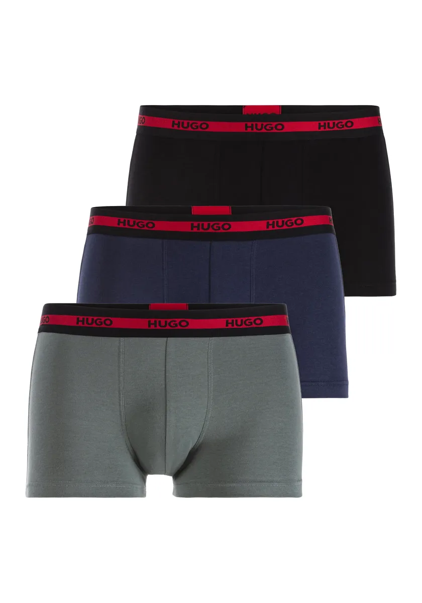 

HUGO Underwear Трусы "TRUNK TRIPLET PLANET" (в упаковке 3 шт., 3 шт.), с прикрепленным поясом, зеленый