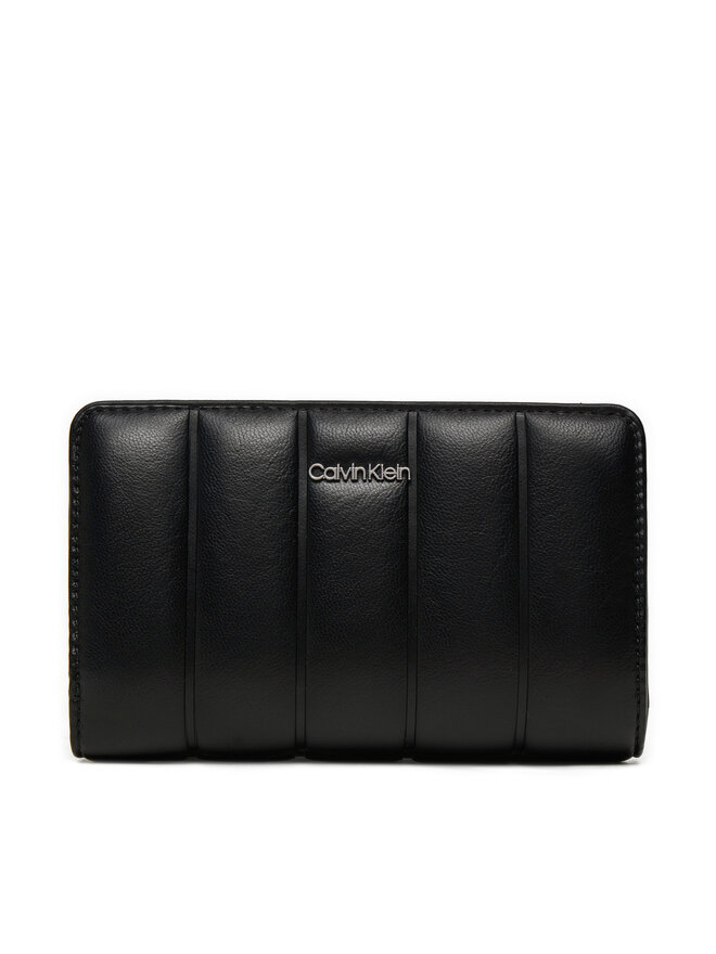 

Кошелек Calvin Klein Line Quilt Medium Bifold K60K612828, черный
