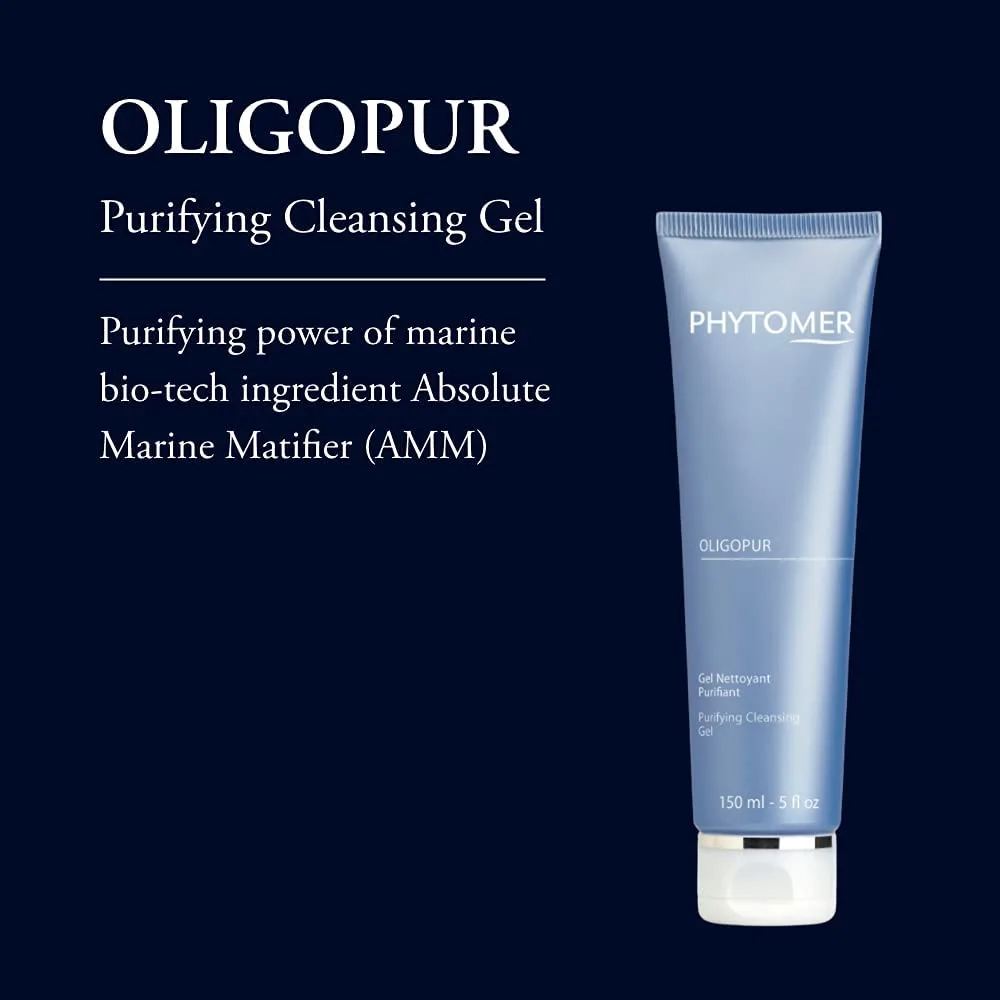 Набор Phytomer Flawless Skin Bundle: очищающий гель Oligopur, тоник для лица Oligomarine Flawless Skin Tonic, успокаивающая сыворотка для лица Oligoforce. — фото 3