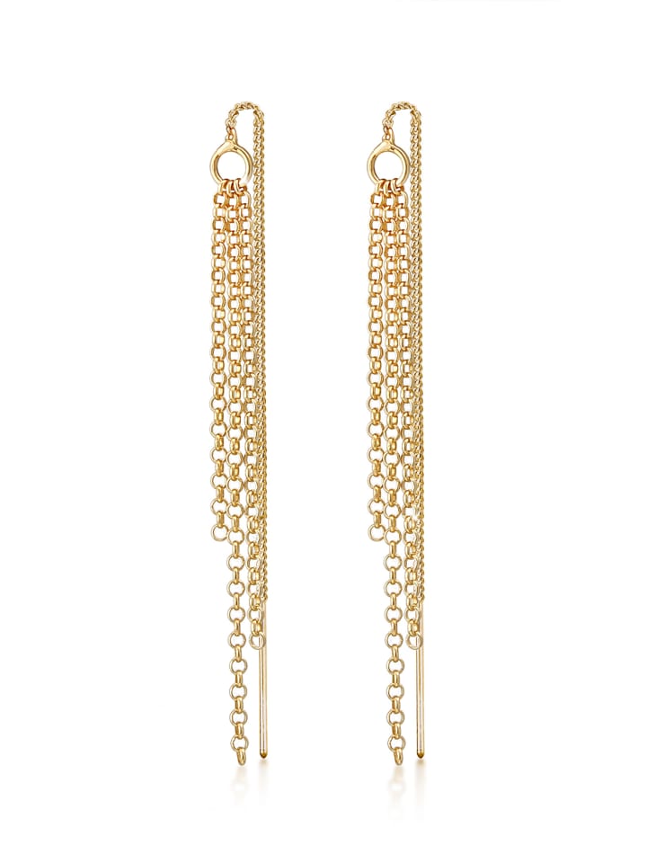 

Elli Серьги из серебра 925 пробы с золотым покрытием