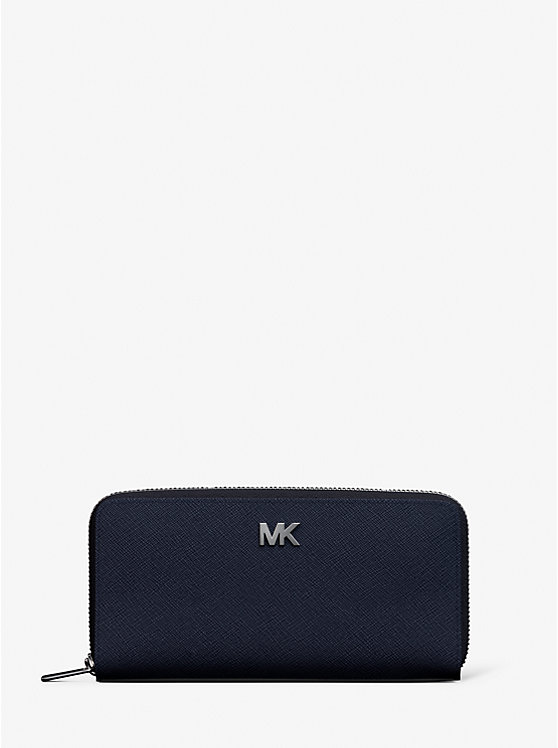 

Кошелек Cooper из сафьяновой кожи с застежкой-молнией Michael Kors, синий