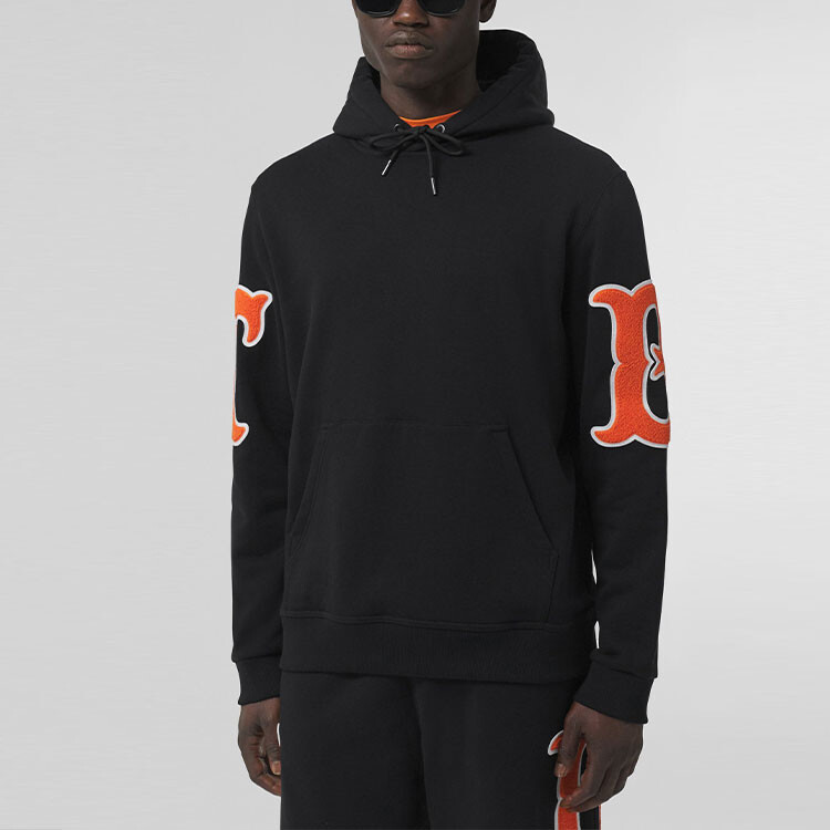 Толстовка Burberry, мужская, хлопок, черный — фото 2