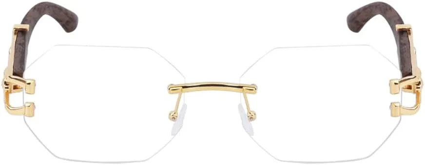 

Солнцезащитные очки JUDOO прямоугольной формы без оправы для мужчин и женщин, модные хип-хоп, дизайнерские очки в стиле Y2K, квадратные, прозрачные, Clear F