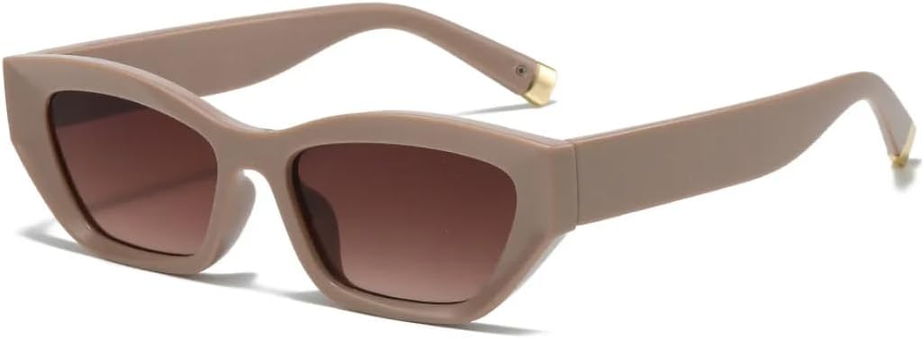 

Солнцезащитные очки с защитой от УФ-излучения UV400 | Градиентный «кошачий глаз», леопардовый принт, металлик | Линзы конфетных цветов | Для женщин и мужчин | Для занятий спортом на открытом воздухе и вождения Generic, Khaki Brown