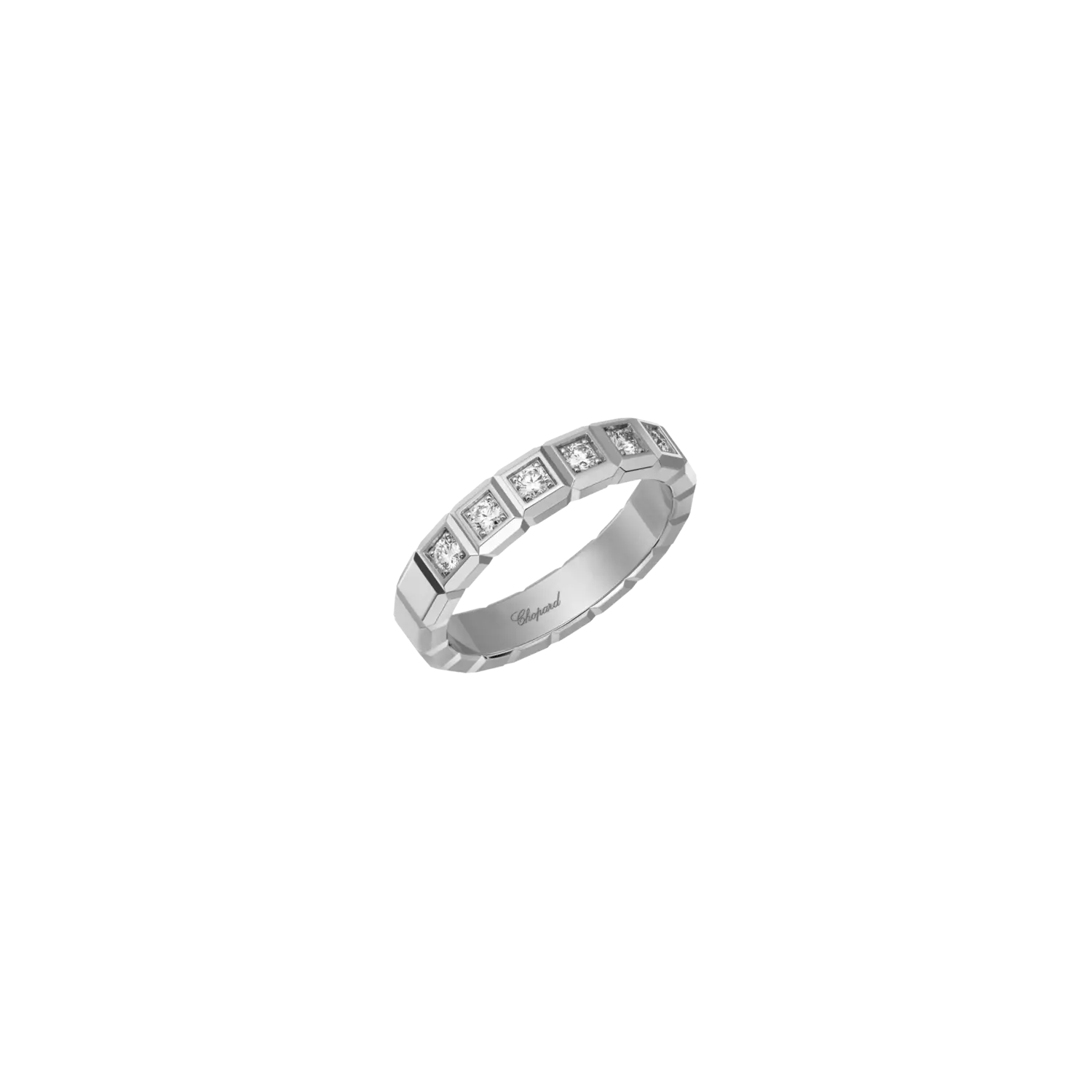 

Кольцо Chopard Ice Cube из белого золота с бриллиантами