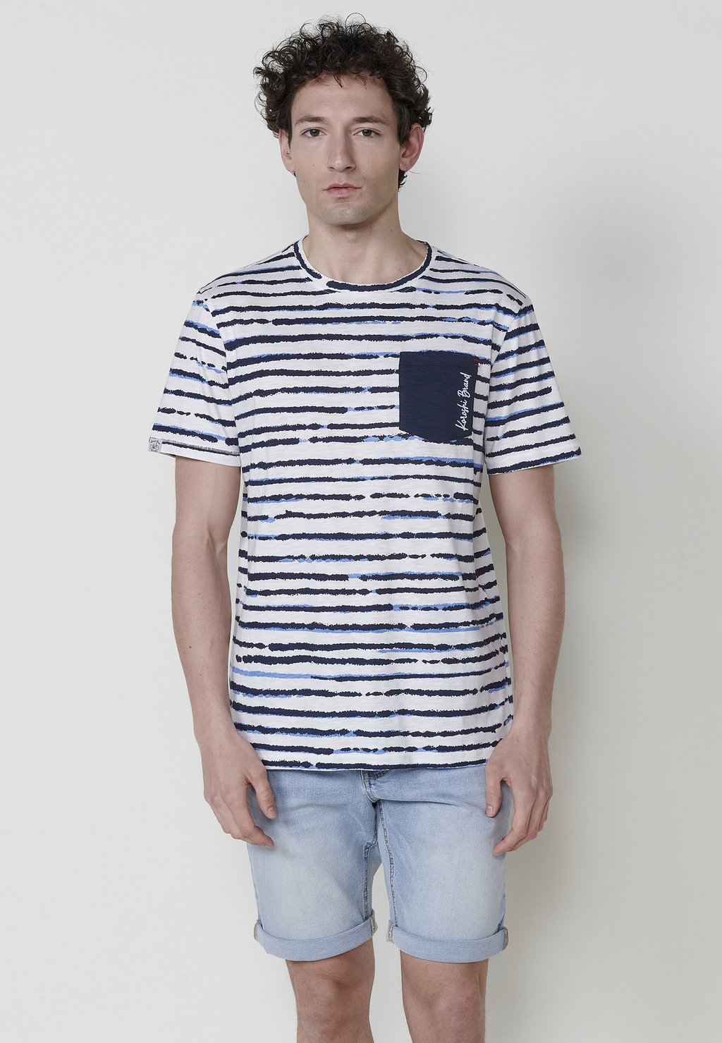 

Футболка с принтом SHORT-SLEEVED Koroshi, белый