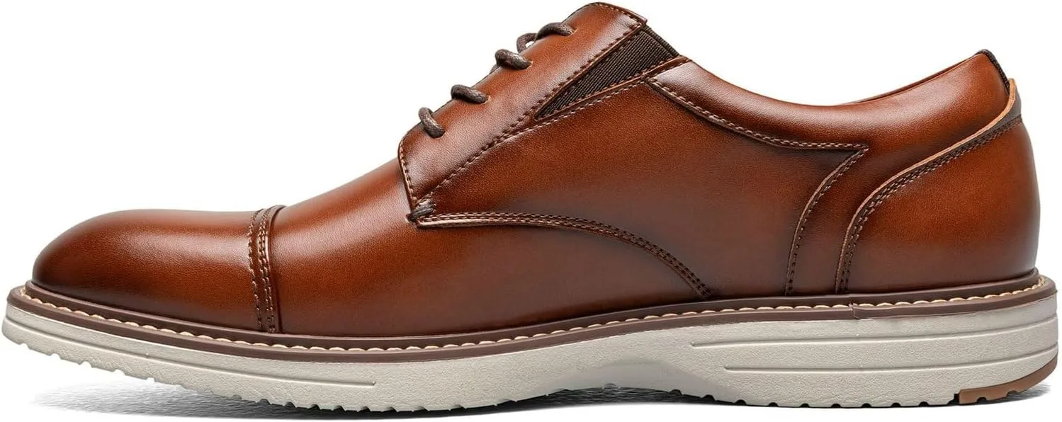 Мужские кроссовки Nunn Bush Gates Cap Toe Casual Oxford Dress Sneaker Легкая обувь, коньячный — фото 4