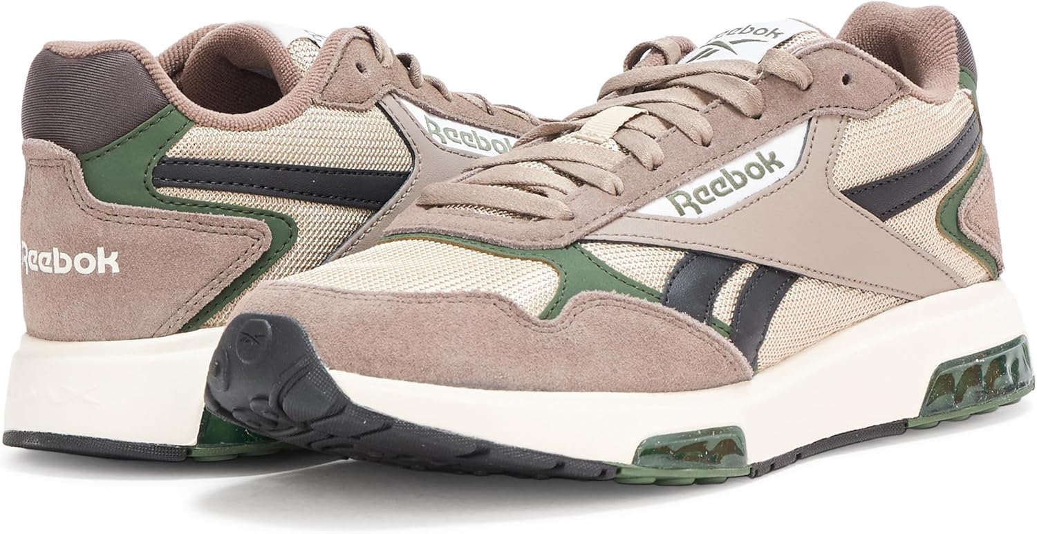 Кроссовки Reebok Unisex-Adult Glide DMX, черный/зеленый/серый — фото 3