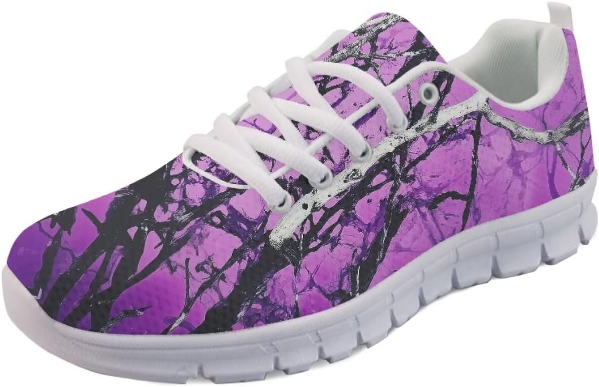 

Мужские слипоны Forchrinse, дышащие с сеткой, шнуровкой, для ходьбы, легкие повседневные кроссовки для тенниса, путешествий и работы, фиолетовый