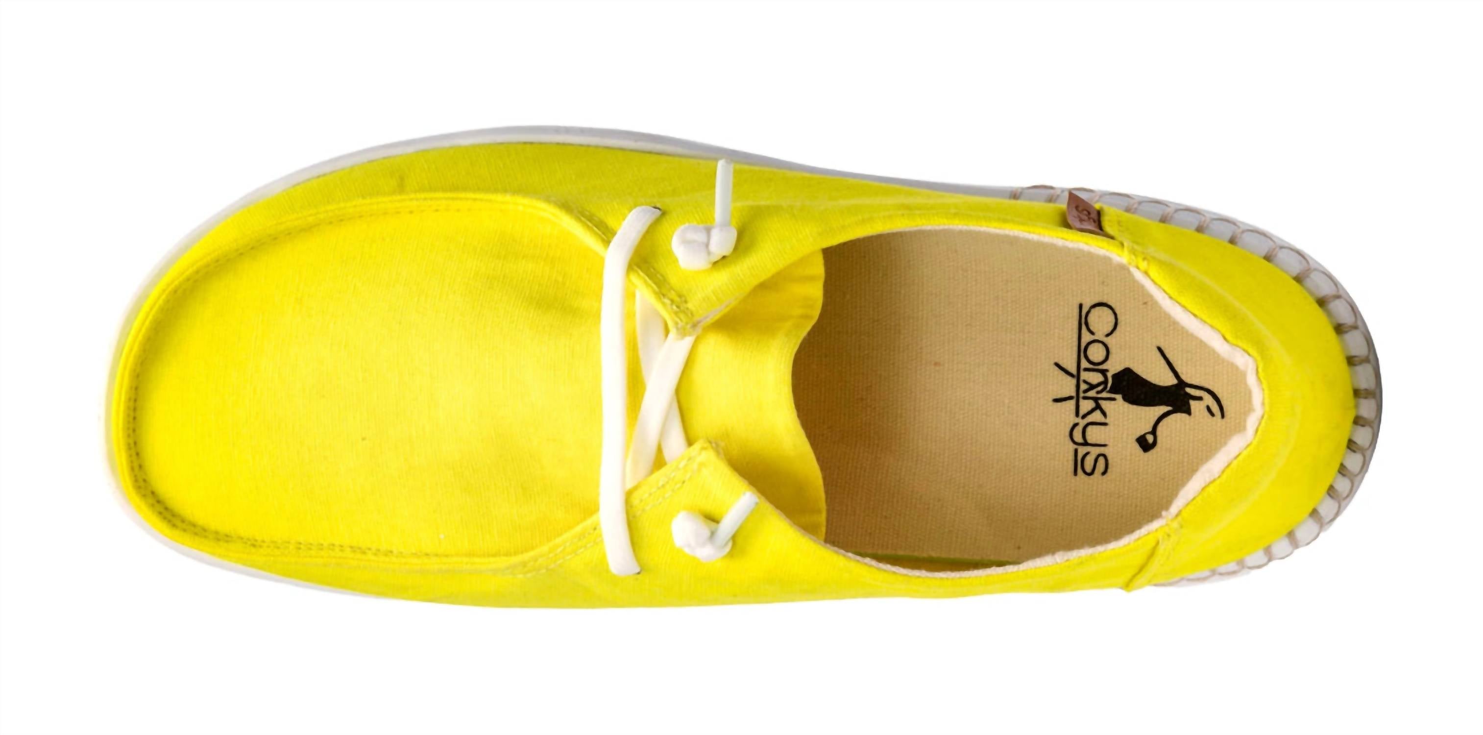 Женские мюли Kayak 2 неоново-желтые Corkys Footwear — фото 4
