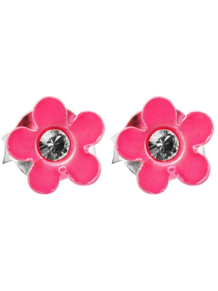 

Adeliás Детские серьги - серьги-гвоздики из серебра 925 пробы с серебряными стразами