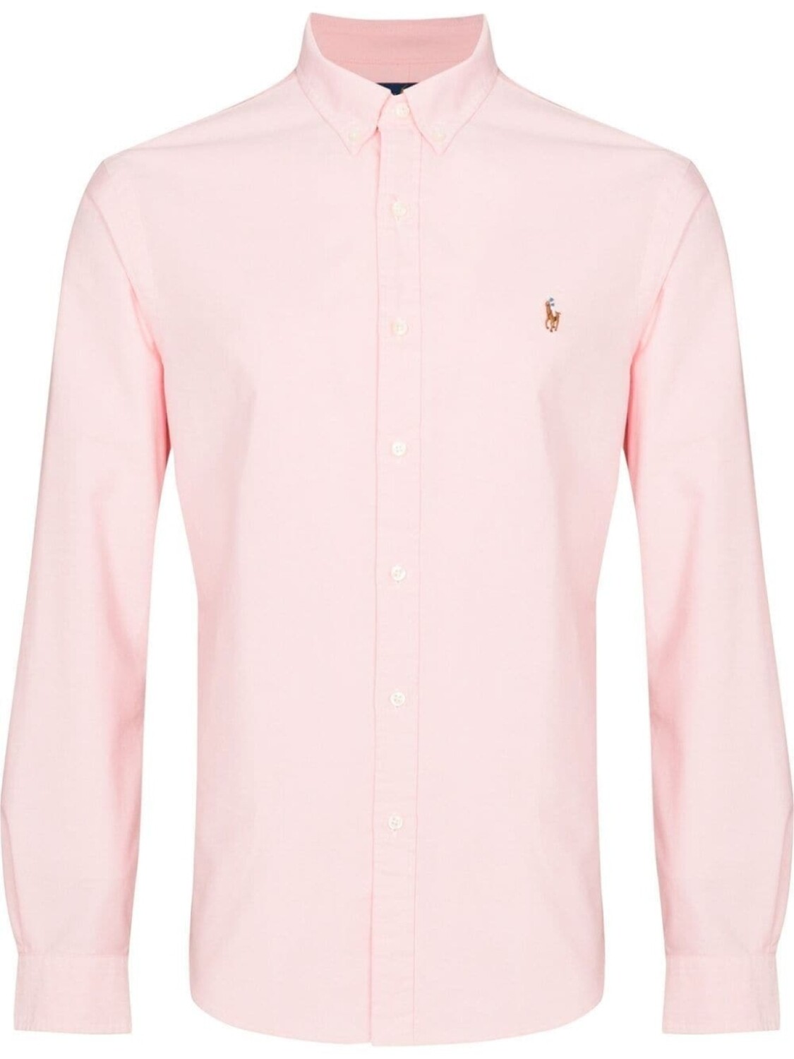 

Polo Ralph Lauren рубашка оксфорд узкого кроя, розовый
