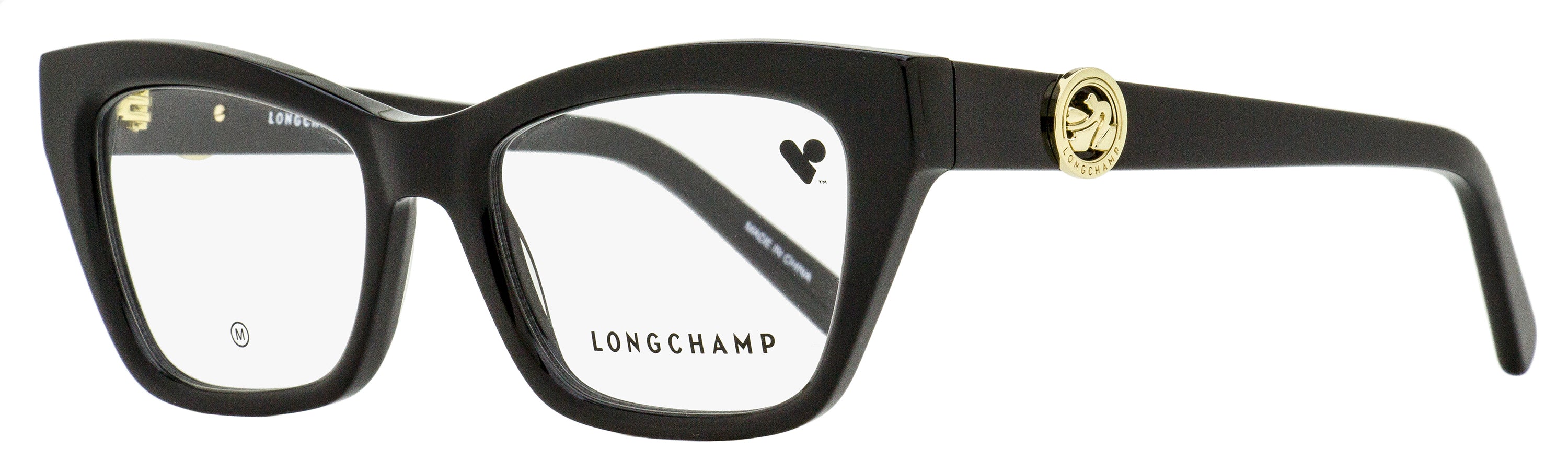 

Женские очки Longchamp Arching Brow Line, LO2762 001, черные, 51 мм Longchamp, 001