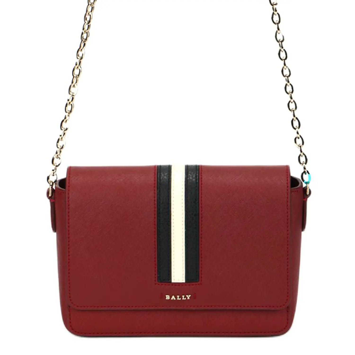 

BALLY Сумка-мессенджер из коровьей кожи, женская, через плечо, красная