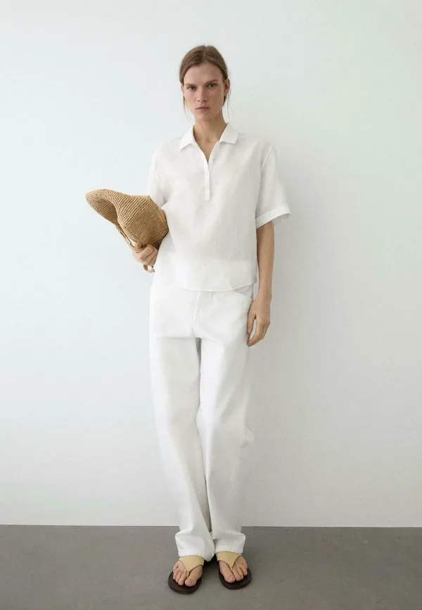 Блуза Massimo Dutti, White — фото 2