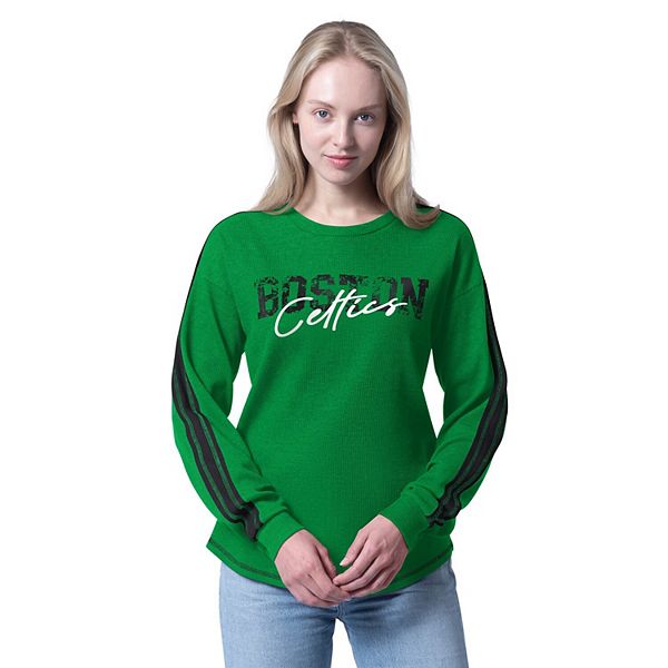 

Женская футболка с длинным рукавом Boston Celtics advantage tri-blend цвета келли G-Iii 4Her By Carl Banks
