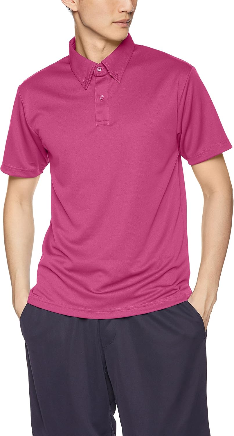 

Мужская рубашка-поло Glimmer Dry Button Down (без карманов), розовый