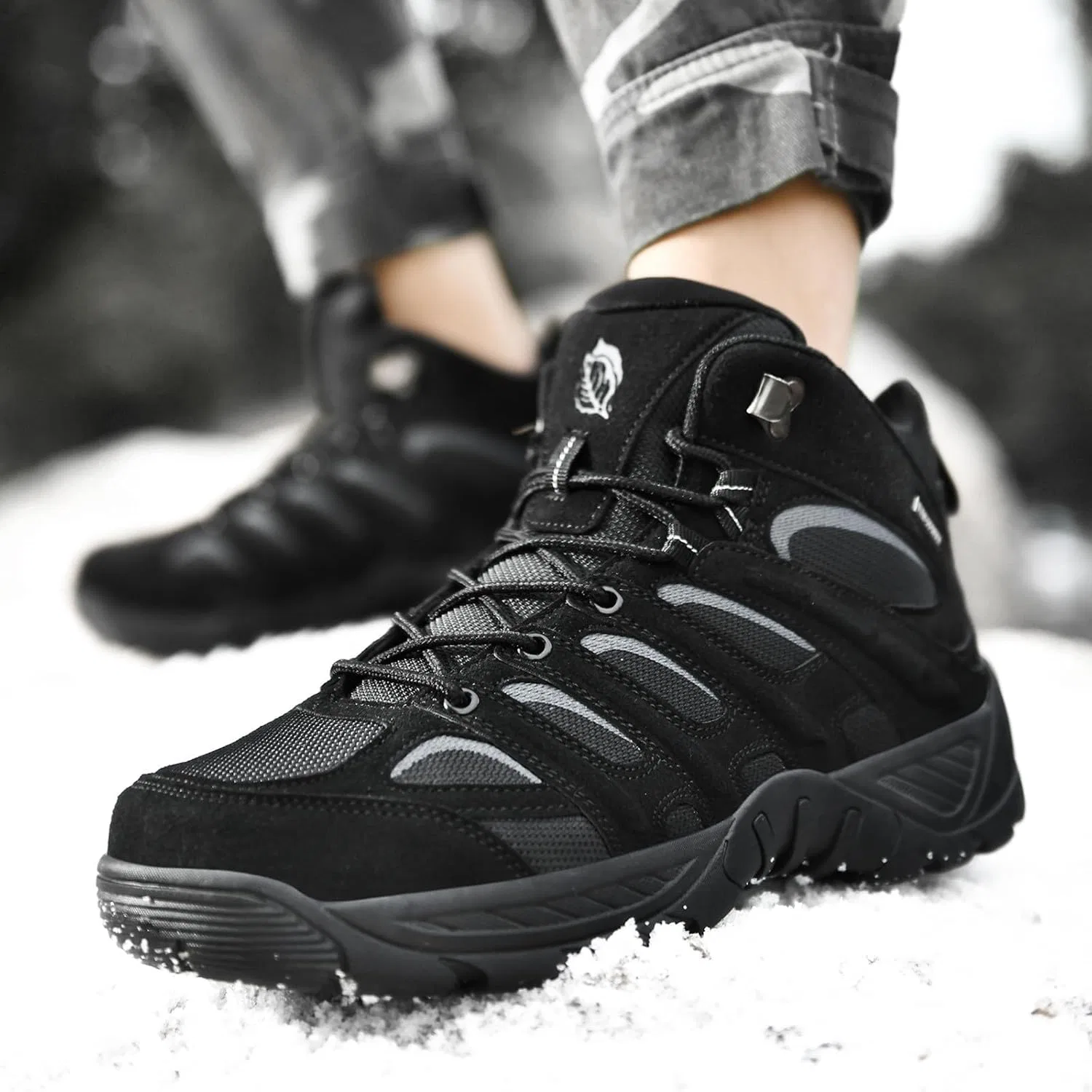 Кроссовки Herren Schuhe Lässige Herren-Sneaker für Alltag Freizeit Outdoor-Aktivitäten - Atmungsaktiv Bequem Strapazierfähig Rutschfest Низкие кроссовки без шнуровки Vielseitige Sneaker für Shorts Jeans Hosen Generisch, Schwarz — фото 2