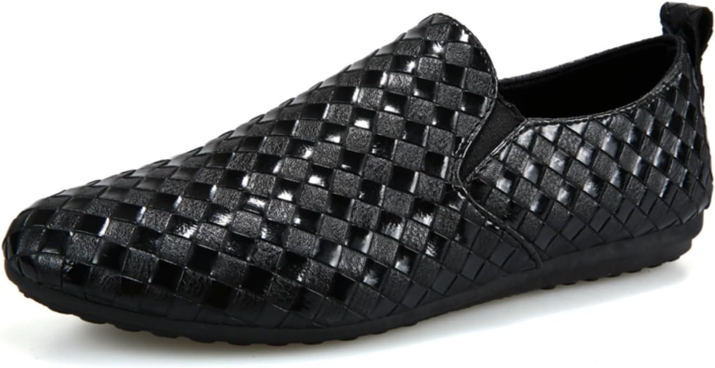 

Мужские лоферы из кожи с плетеным узором, текстурированные повседневные туфли с удобной посадкой для делового и повседневного стиля, легкие прогулочные туфли синие, черные, коричневые Kelibasi