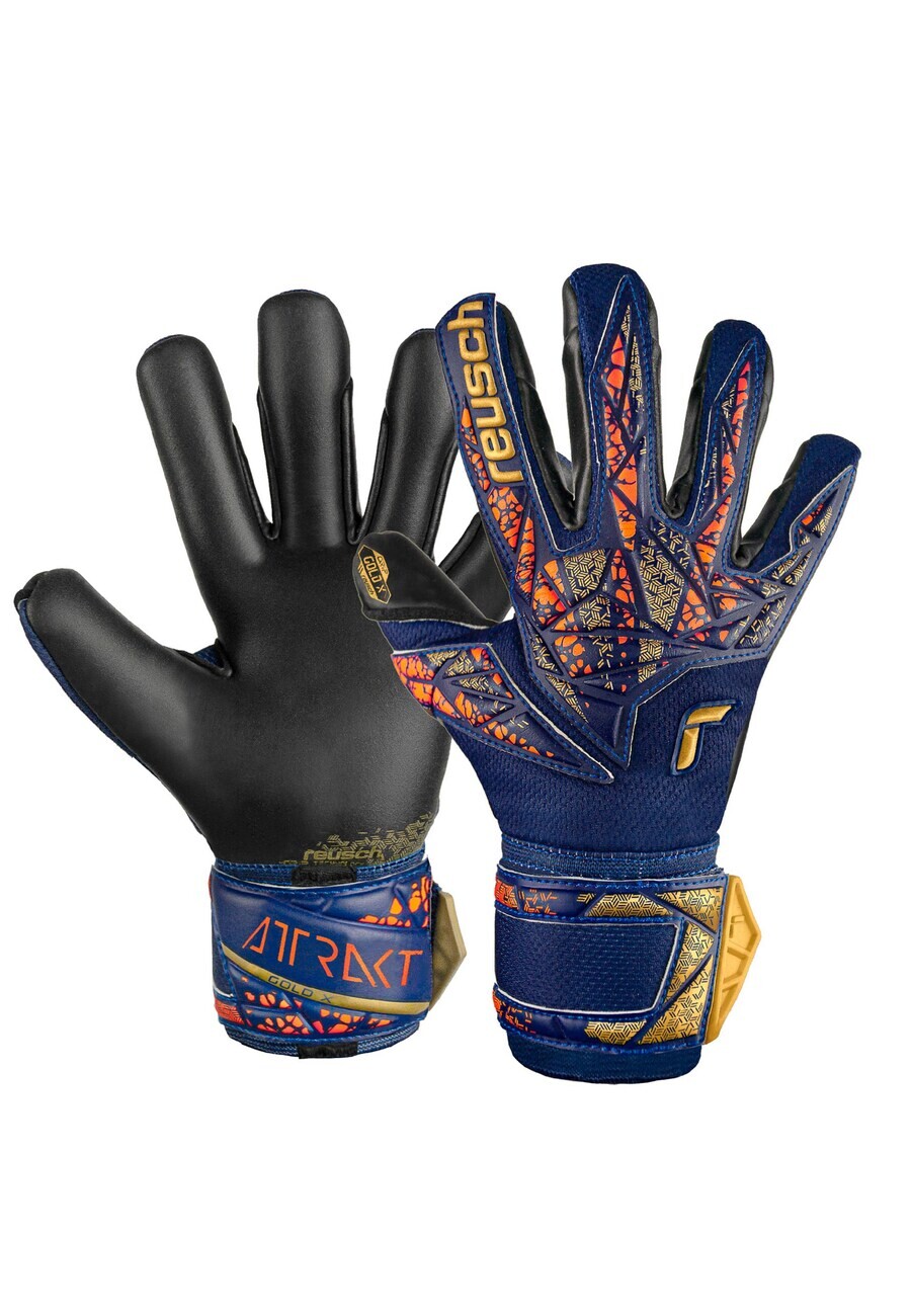 

Спортивные перчатки Reusch ATTRAKT GOLD X, голубовато-черный