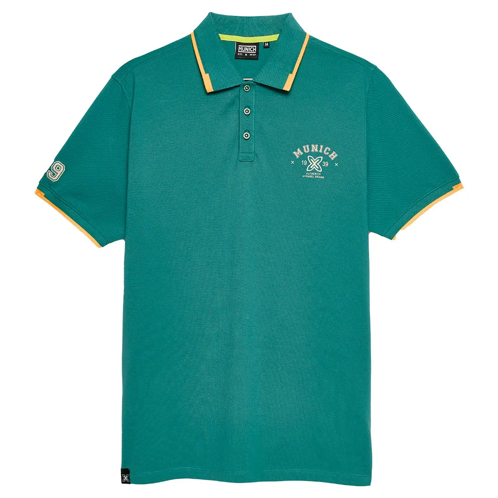 

Поло с коротким рукавом Munich Varsity Lifestyle, зеленый