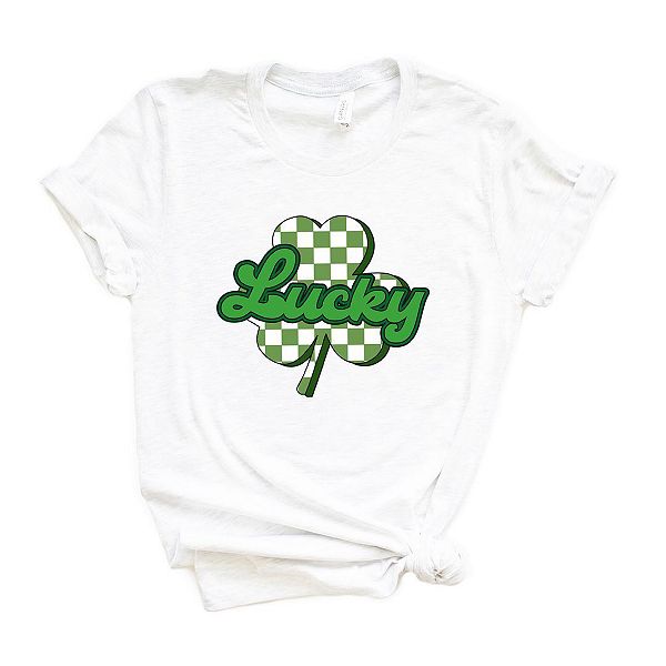 

Футболка Lucky с принтом в виде клевера Simply Sage Market, White, Белый, Футболка Lucky с принтом в виде клевера Simply Sage Market, White