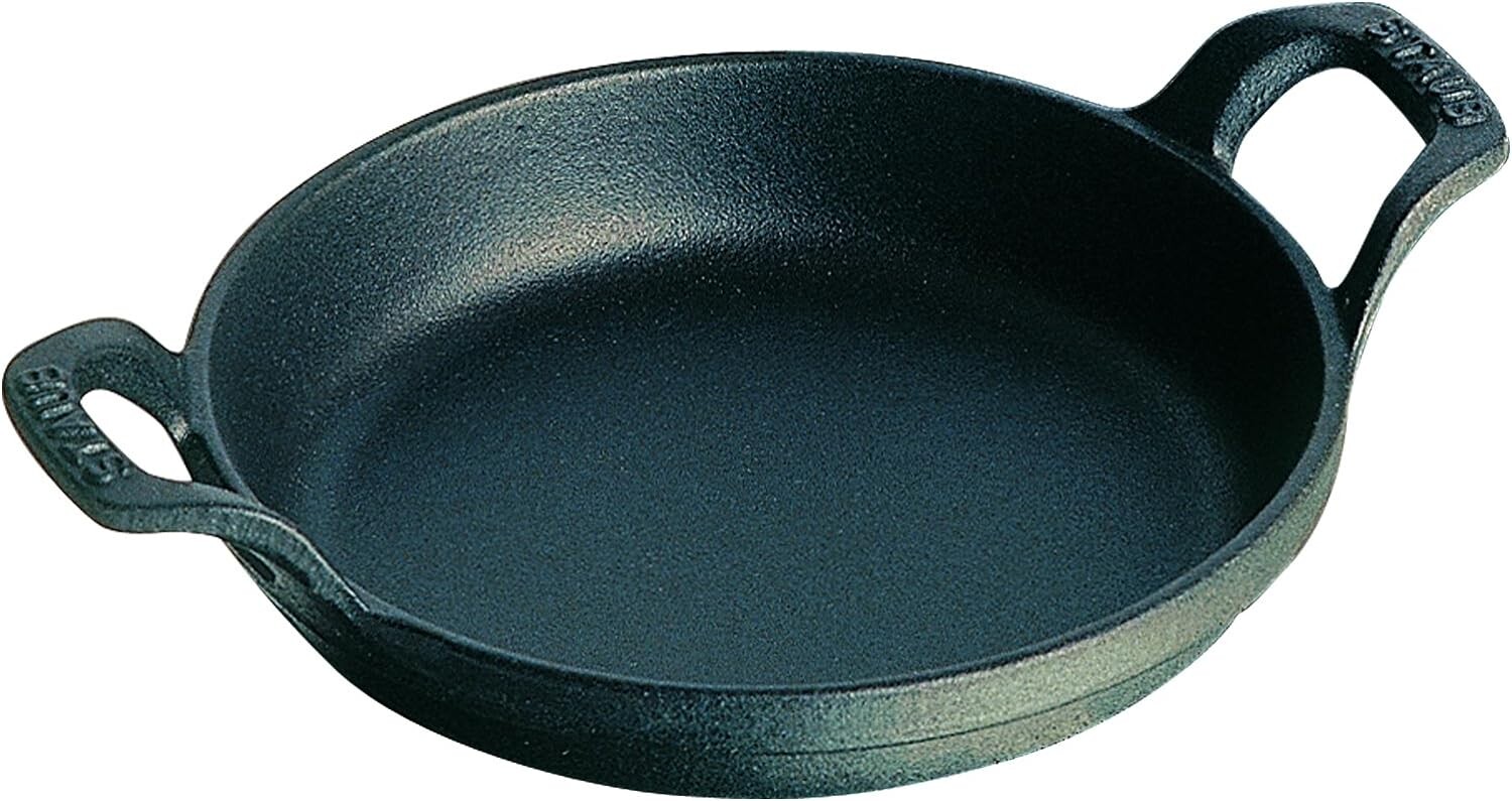 

Кастрюля Staub с двумя ручками, круглая 16см, черная (Black 19-3911tcx), Black