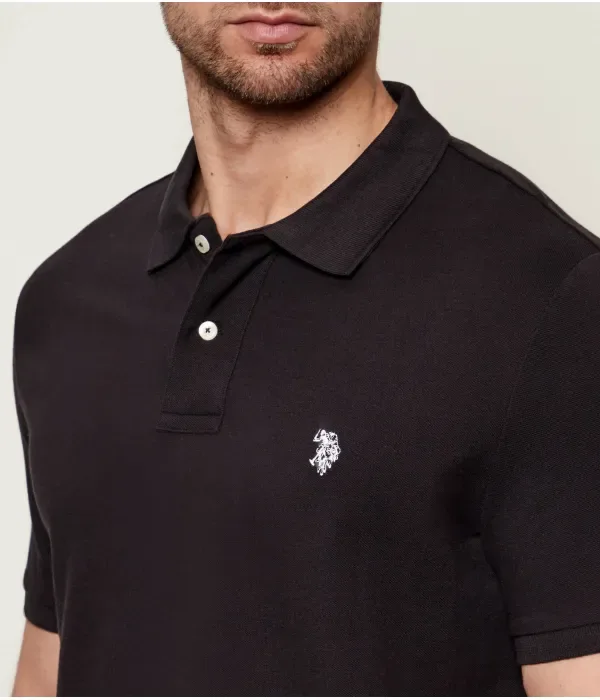 Полюс classic fit Us Polo Assn, черный — фото 4