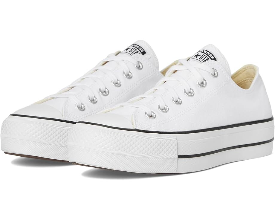 

Кроссовки Converse Chuck Taylor All Star Low Top Platform Sneaker, цвет White/Black/White