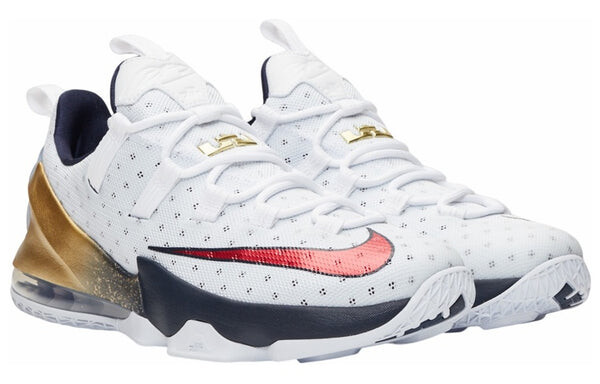 Кроссовки lebron 13 низкие Nike, белый — фото 2